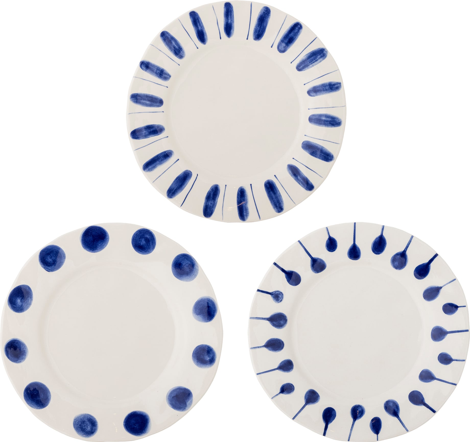 Linora Speiseteller 28 cm, blau, 3 St.