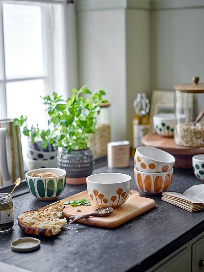 Linora Zjelice 580 ml bijelo-zelene 3 kom.