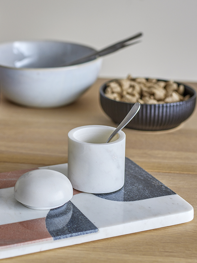 Lira Pot de Rangement 9 cm, blanc