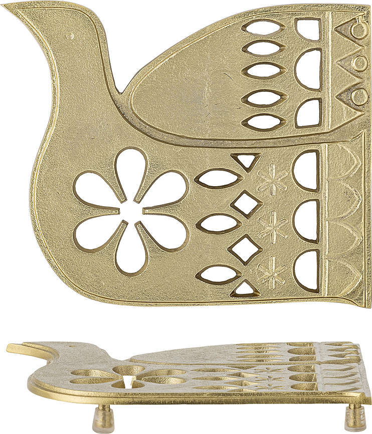 Lonela Βάση για ζεστά σκεύη, χρυσή