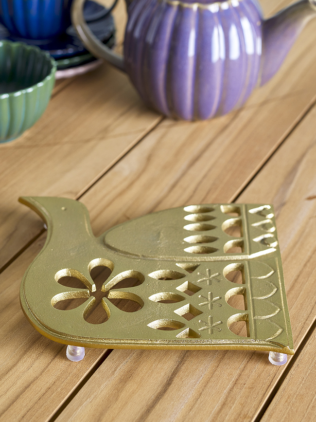 Lonela Podstavek za vroče posode, zlat