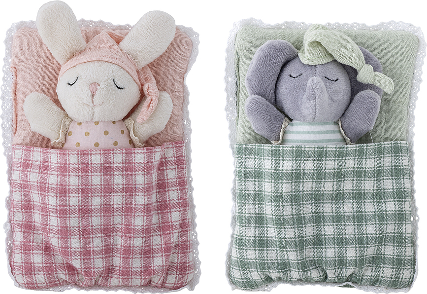 Lot de 2 peluches Elie