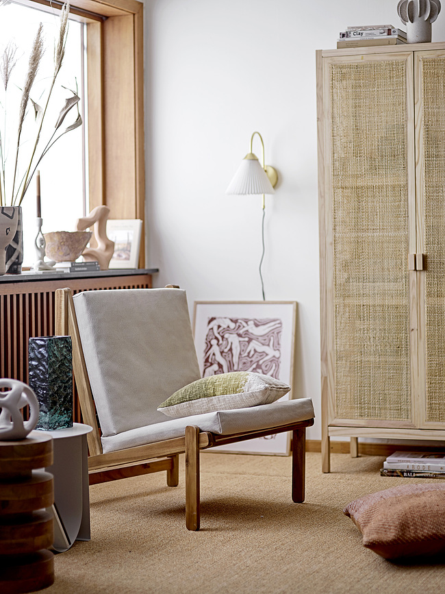 Lucie Bougeoir pour bougie classique, blanc