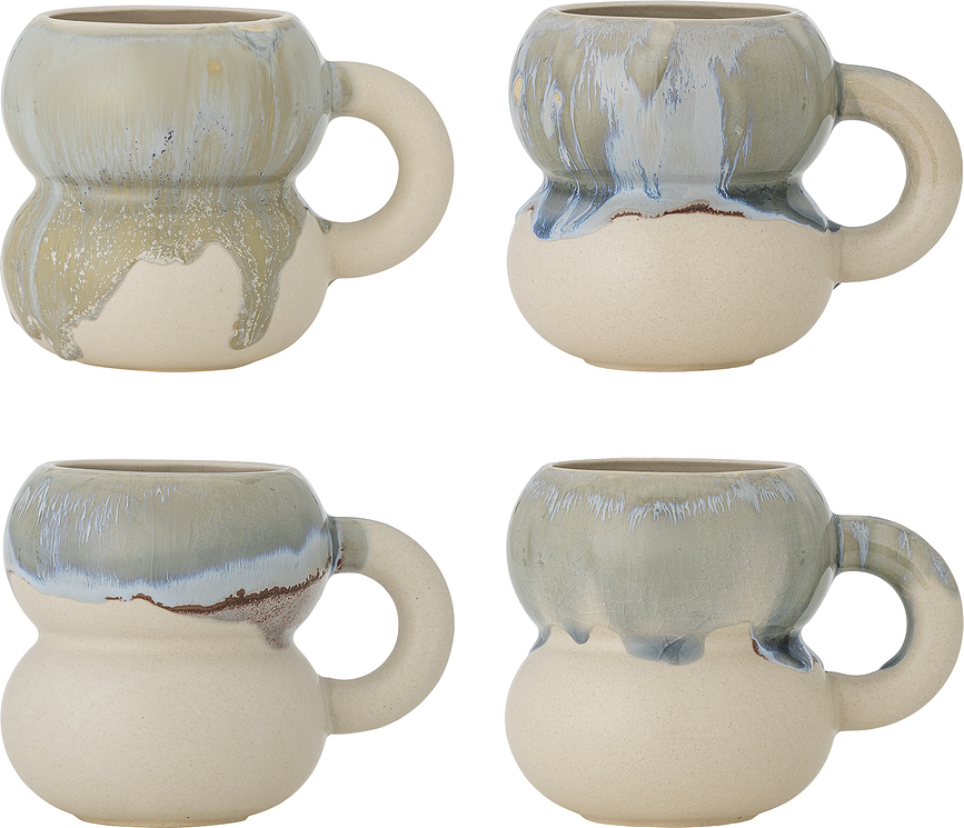 Luna Tasses 400 ml, Lot de 4