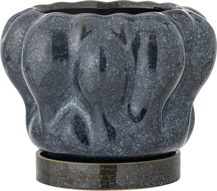 Maceta Hollis con plato, 20 cm