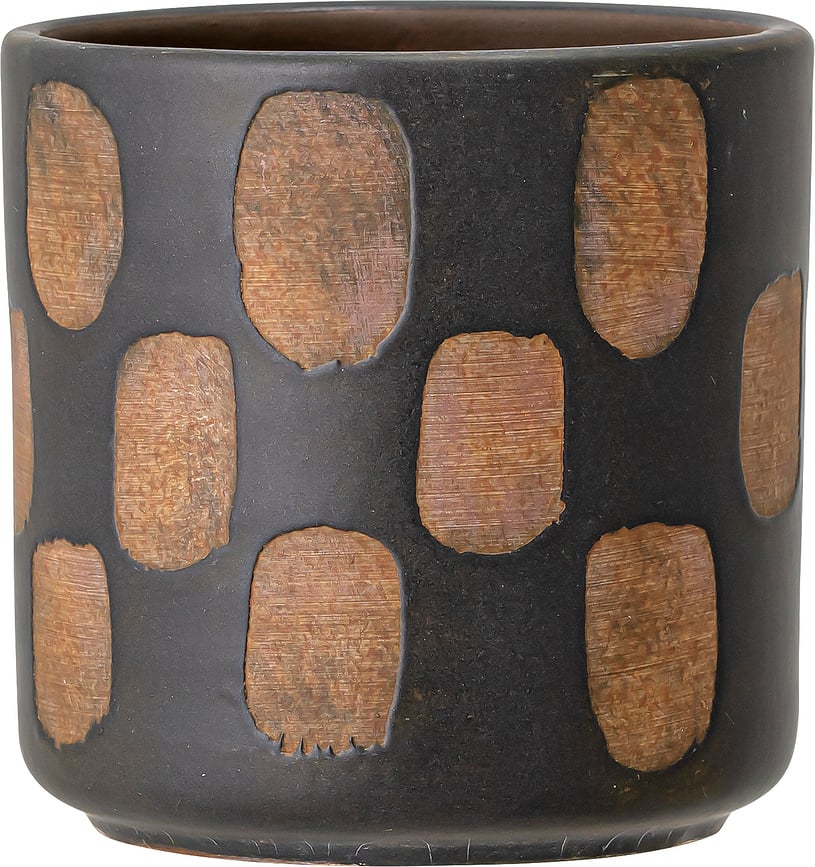 Macetero decorativo Avo 12 cm, negro