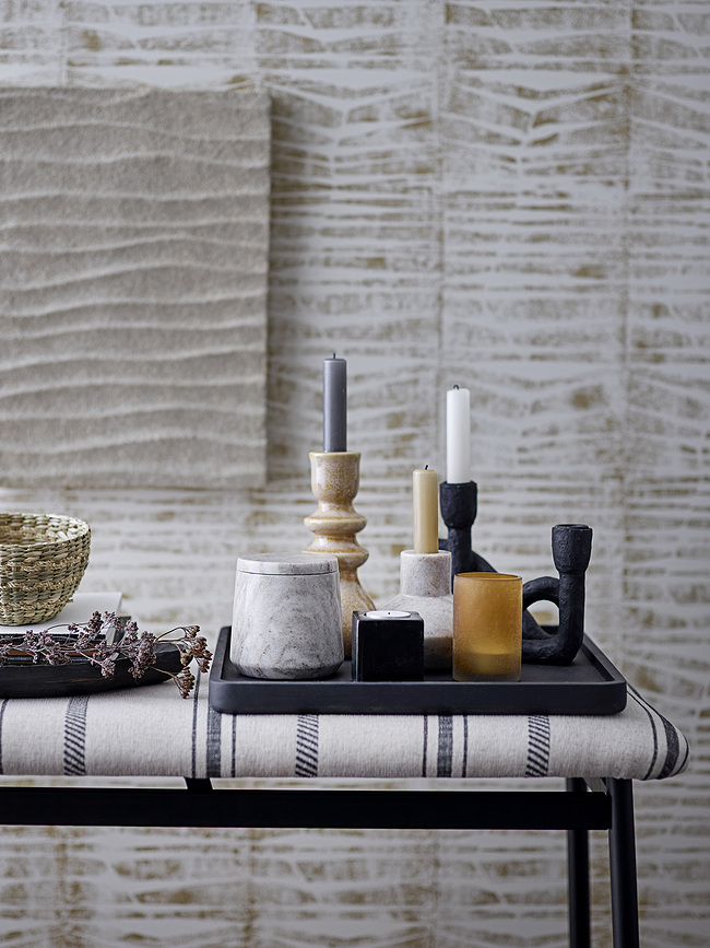 Macha Bougeoir 9 cm, beige