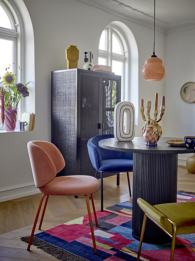 Mae Βάζο Διακοσμητικό, 32 cm, κρεμ-μπλε