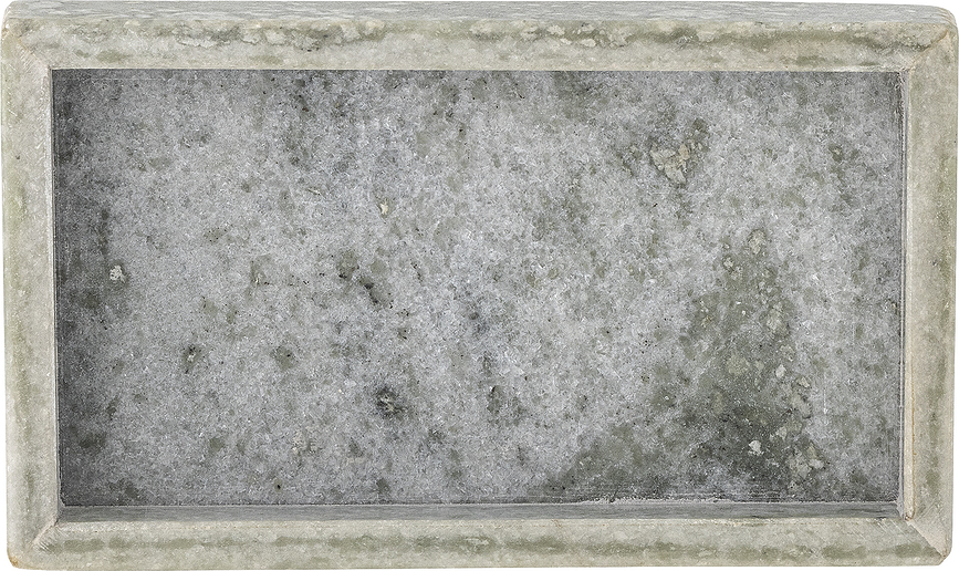 Majsa Plateau 25,5 cm, vert, marbré