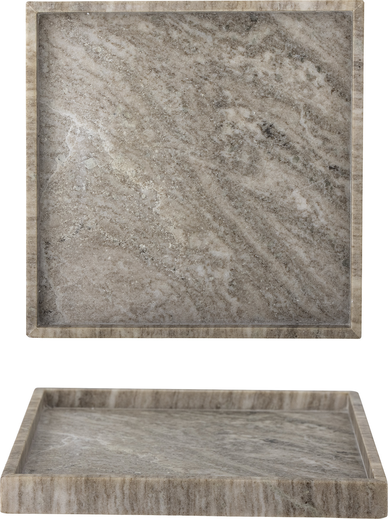 Majsa Serviertablett 35 x 35 cm aus Marmor