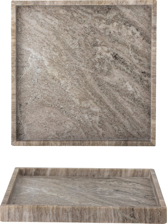 Majsa Serviertablett 35 x 35 cm aus Marmor