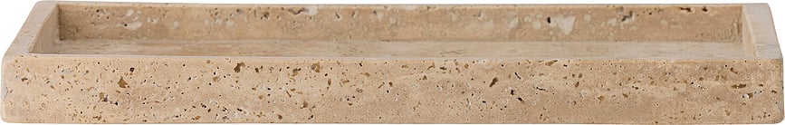 Majsa Tablett beige aus Marmor