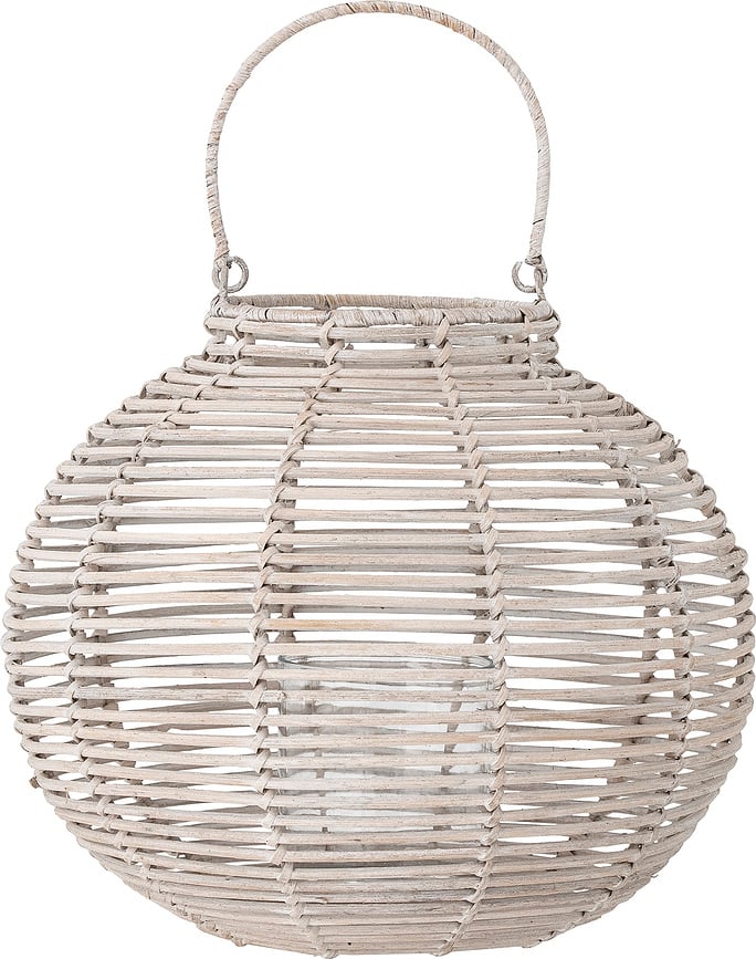 Malua Lampion 36 cm bijeli ratanski