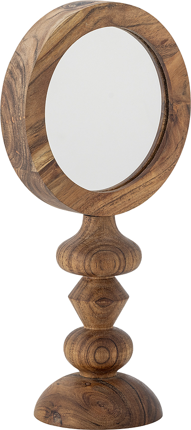 Malukka Καθρέφτης μακιγιάζ, 40 cm, καφέ