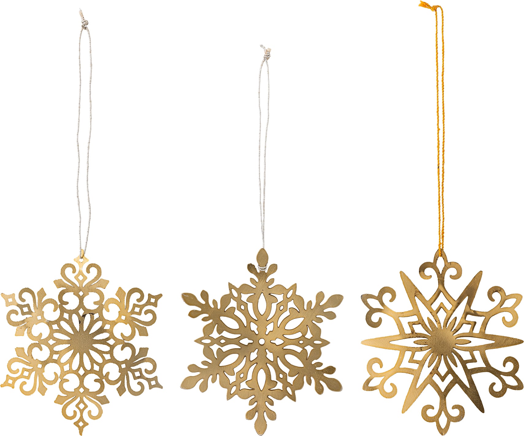 Mani Christbaumschmuck 10 cm, gold, 3 St.
