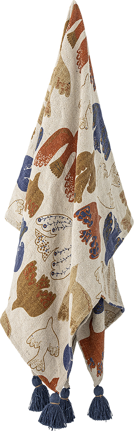 Manta Anniversary, 160 x 130 cm, marrón