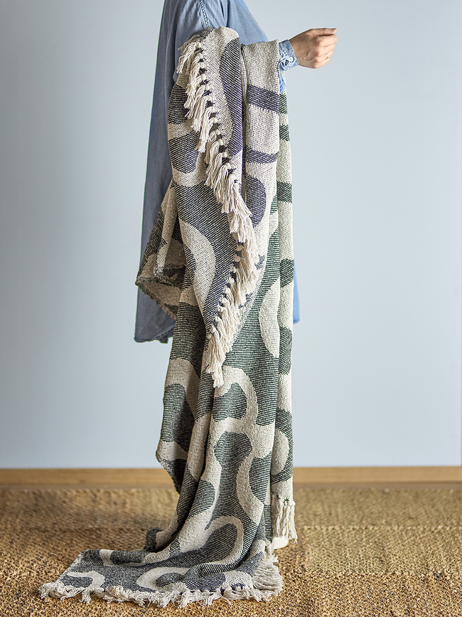 Manta Salobre, 130 x 160 cm, negra