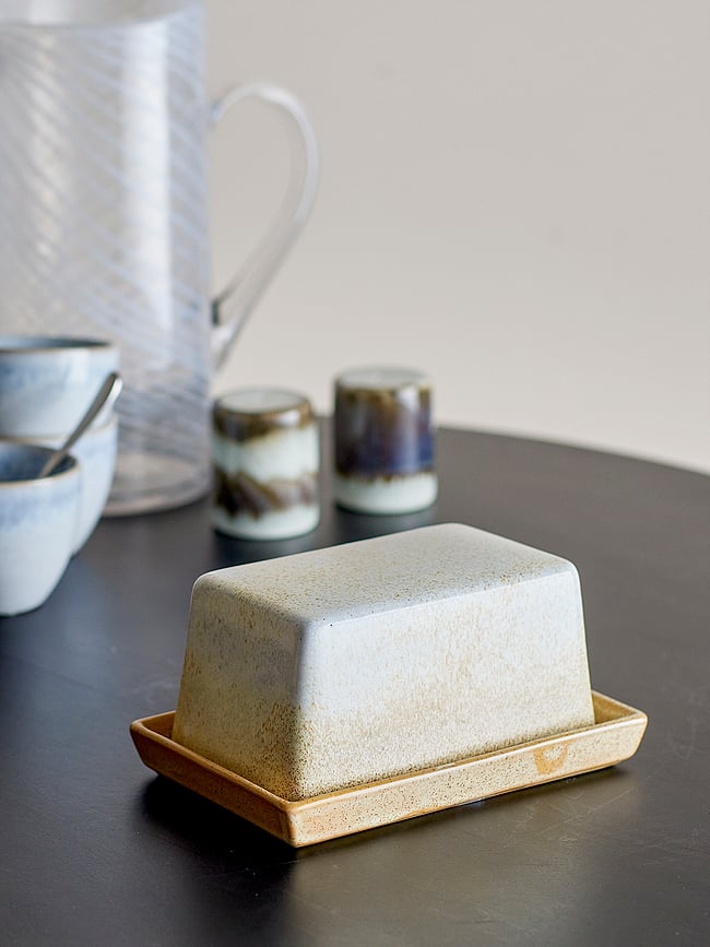 Mantequera Paula, gris y blanca