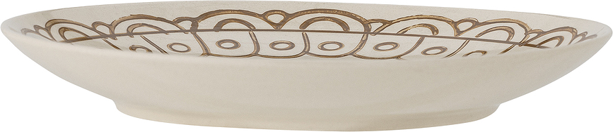 Maple Assiette 20 cm, beige et bleue