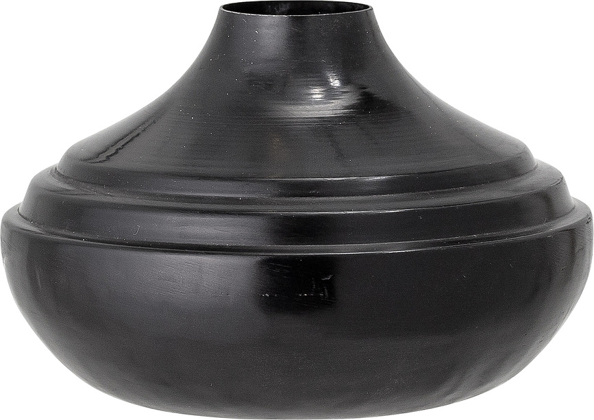 Mari Vase schwarz Metall