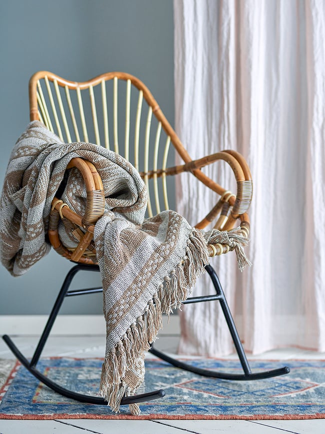 Marmi Deka s resicama 130 x 160 cm svijetlosmeđa