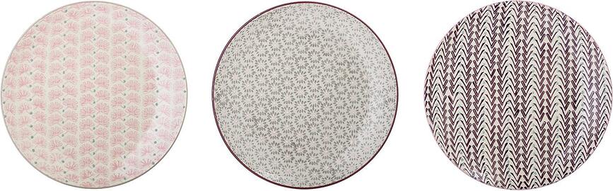 Maya Assiettes à déjeuner, Lot de 3