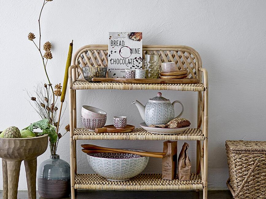 Maya Assiettes en grès, Lot de 3