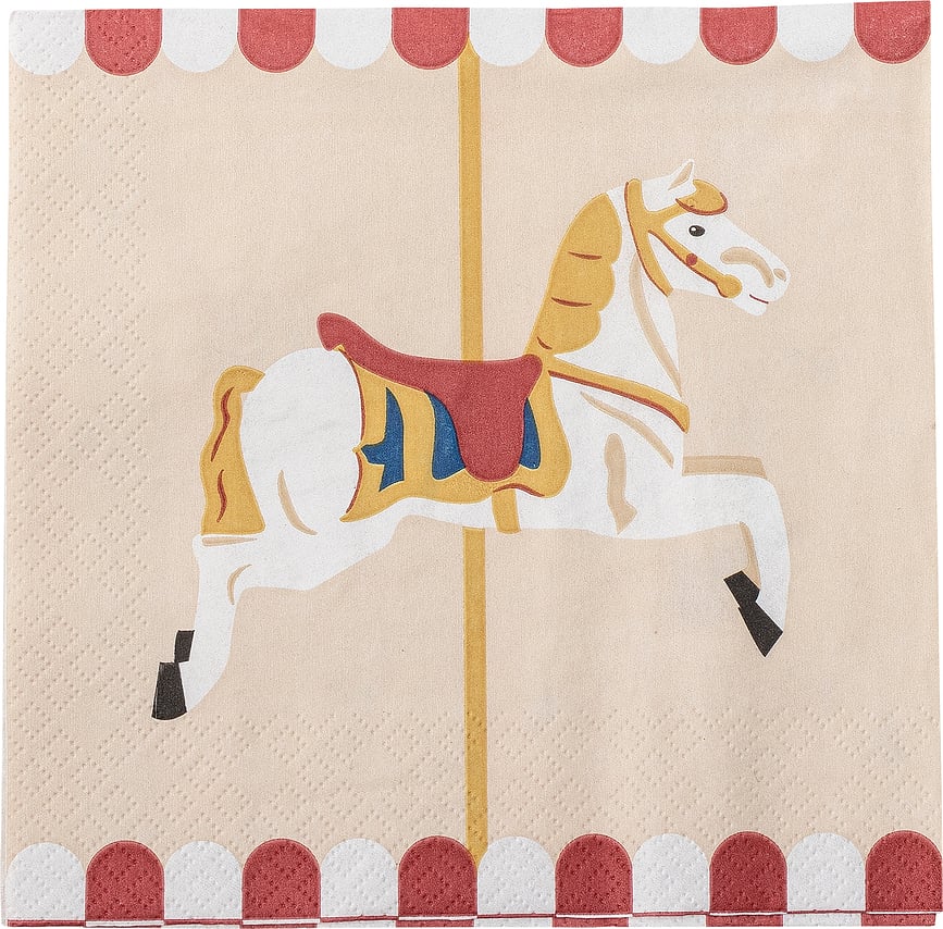 Merry Go Round Papirnate serviete, 33 cm, 20 kos