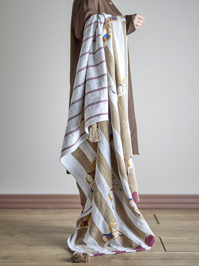 Merry Go Round Plaid, 130 x 160 cm