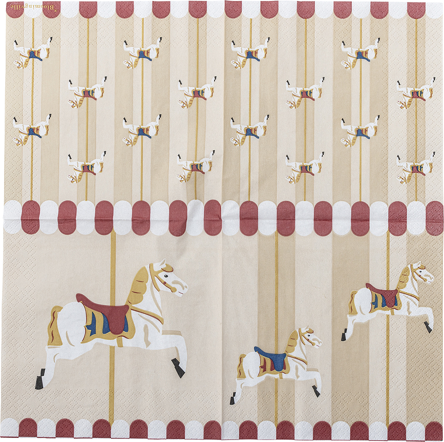 Merry Go Round Salvete papirnate 33 cm 20 kom.