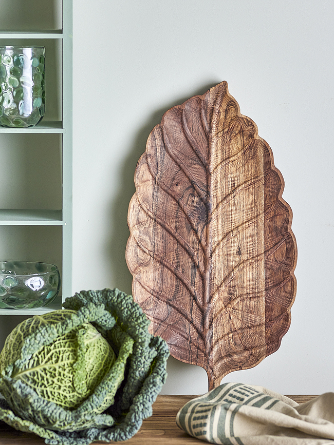 Mikko Δίσκος Σερβιρίσματος, σχέδιο φύλλου, ξύλινος, 46 cm