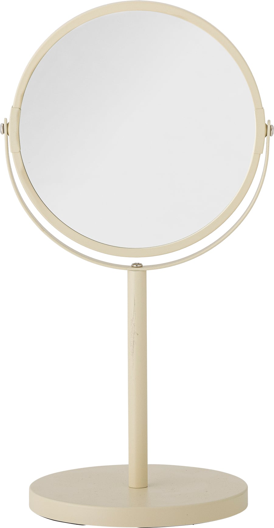 Milde Kosmetikspiegel mit 2-facher Vergrößerung 35 cm beige
