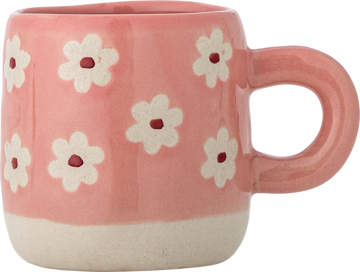 Millie Becher 110 ml, rosa mit Blumen