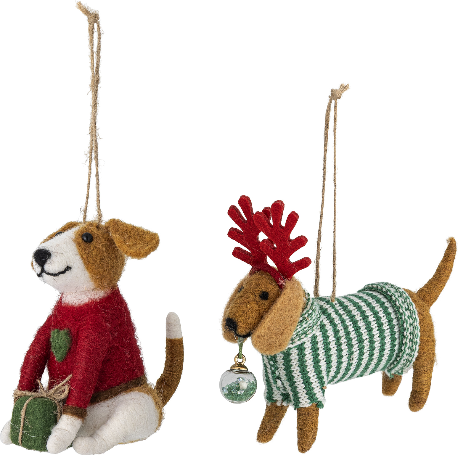Monty Christbaumschmuck Hunde, 2 St.