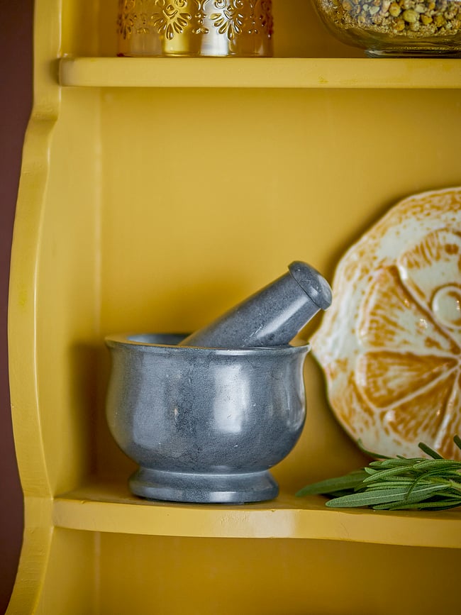 Mortero con Pilón Aprilla, gris