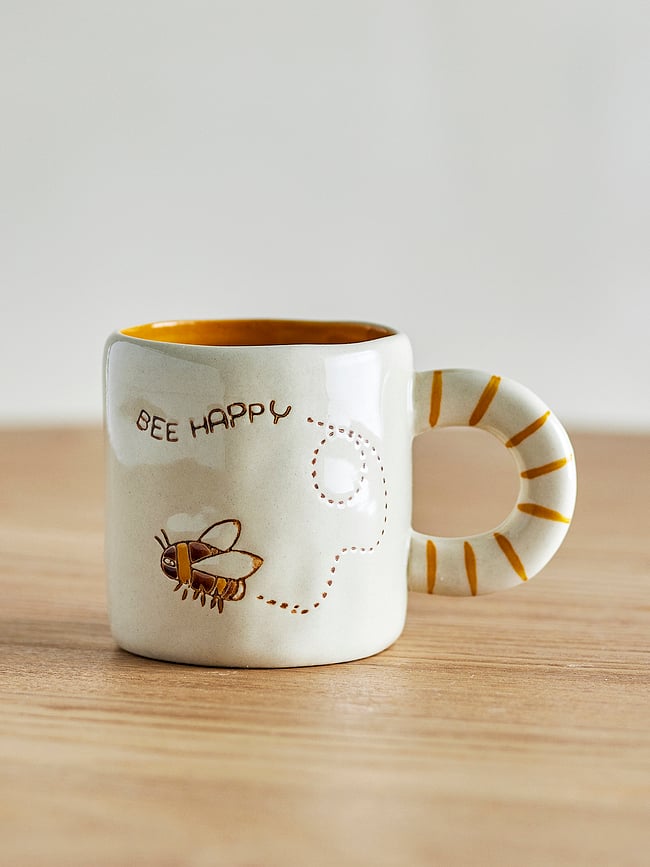 Mugg Cloudy Bee happy