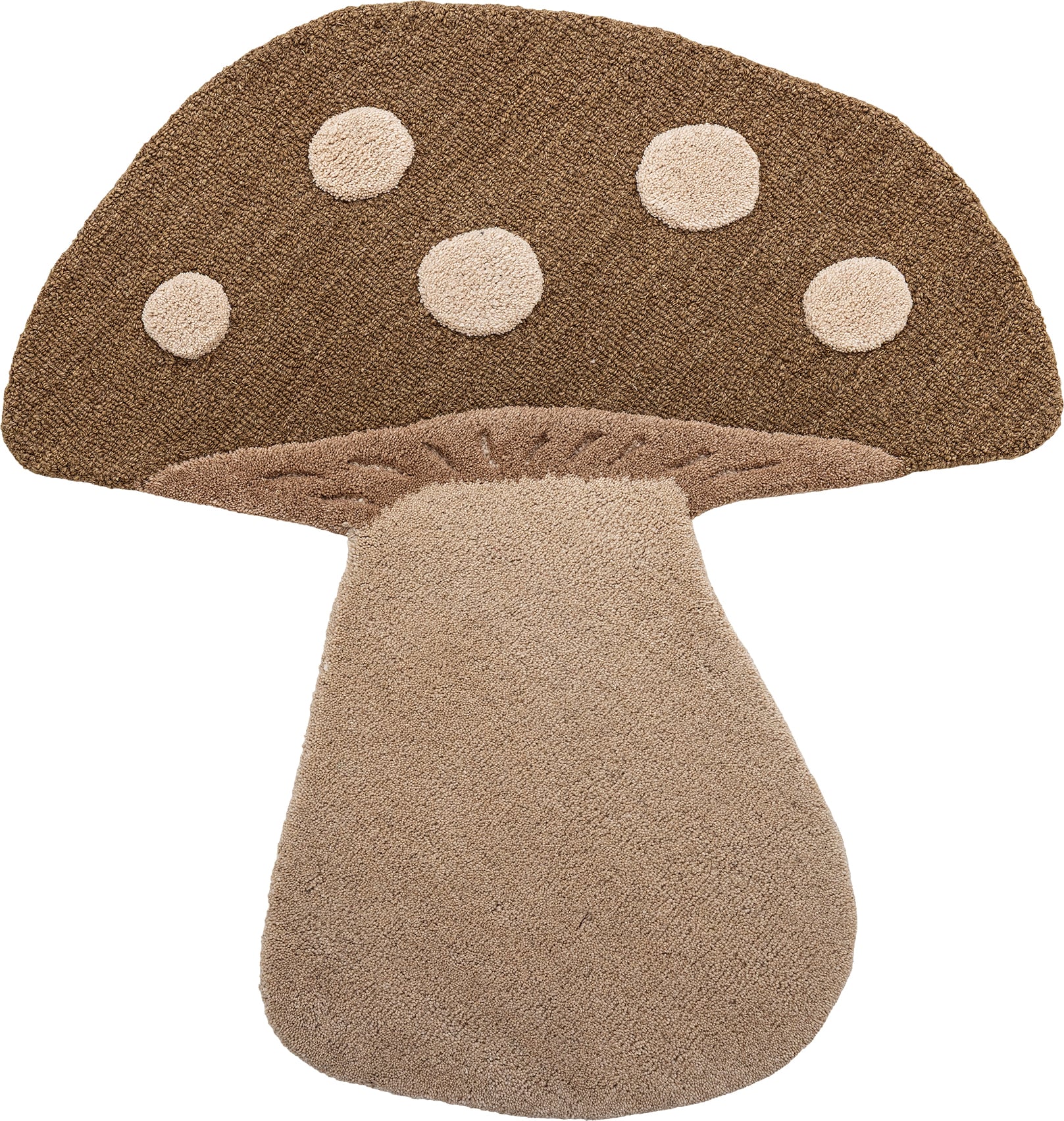 Mushroom Kinderteppich 90 cm, beige