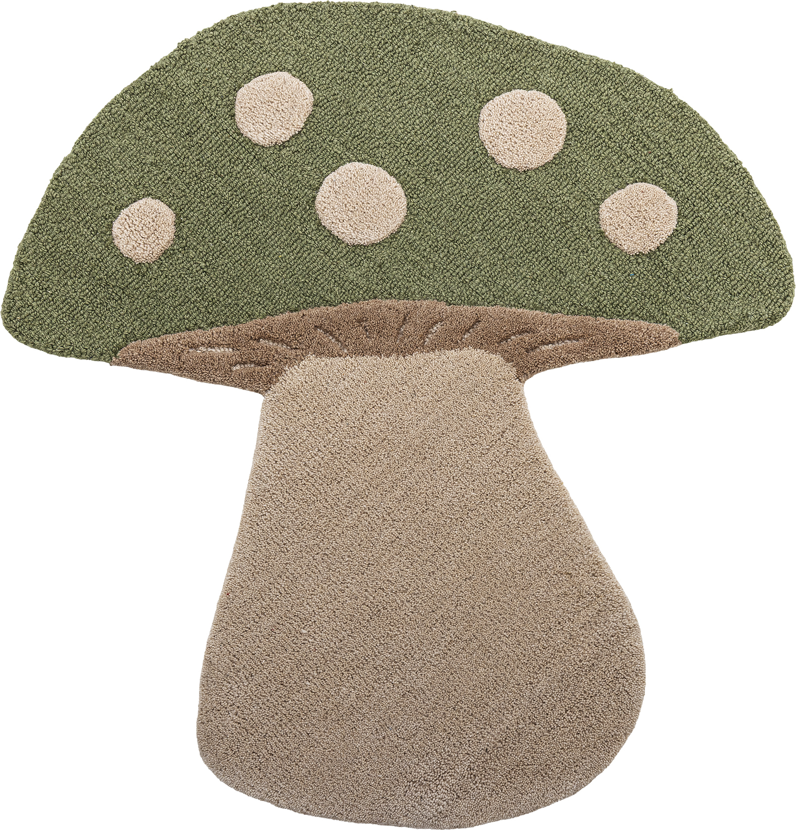 Mushroom Kinderteppich 90 cm, grün