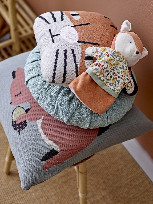 Muzamel Coussin motif tigre, 30 x 30 cm