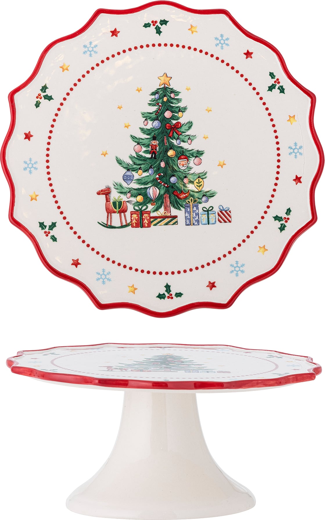 Naive Etagere auf Fuß, 21 cm