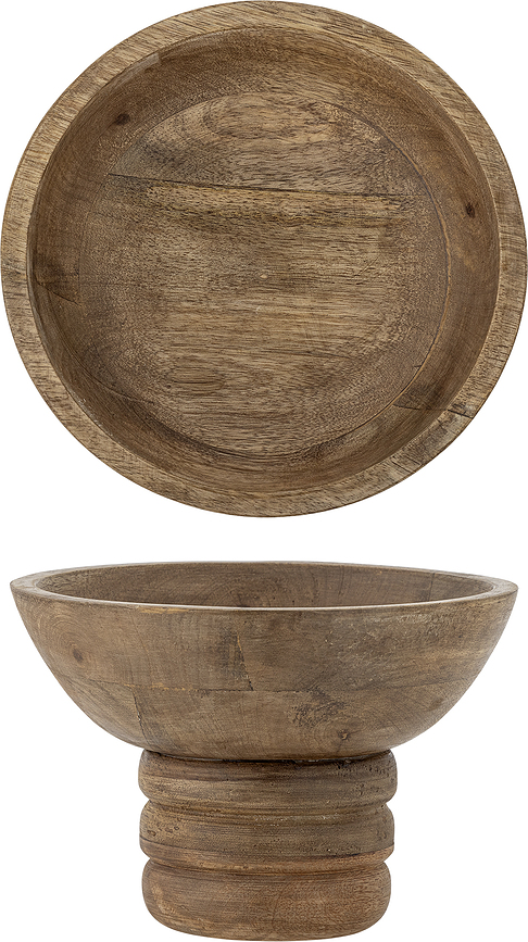 Nanuka Διακοσμητικό Μπολ, 20,5 cm, ξύλο μάνγκο