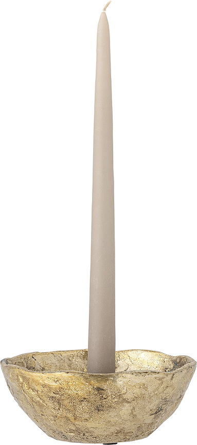Nataline Bougeoir pour bougie classique, doré