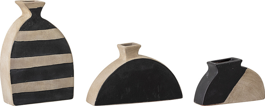 Nezha Vazoni dekorativni, beli, 3 kosi