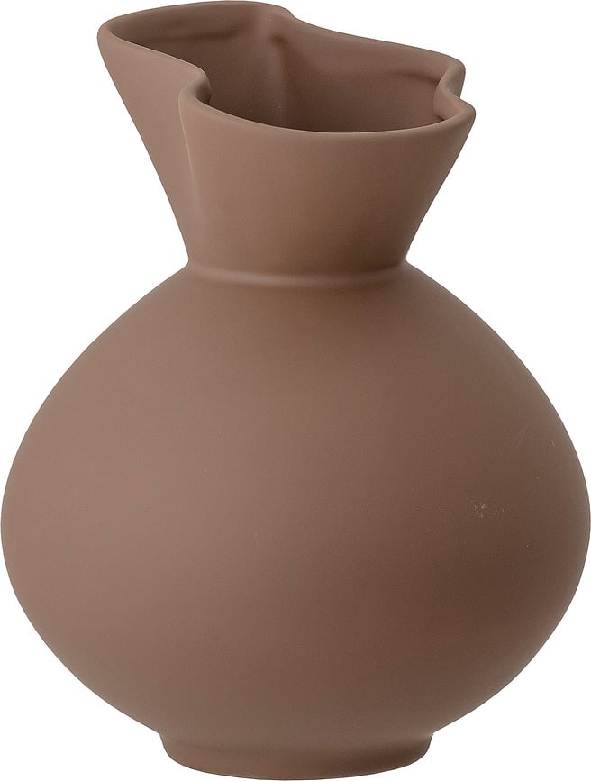 Nicita Vase 20 cm braun