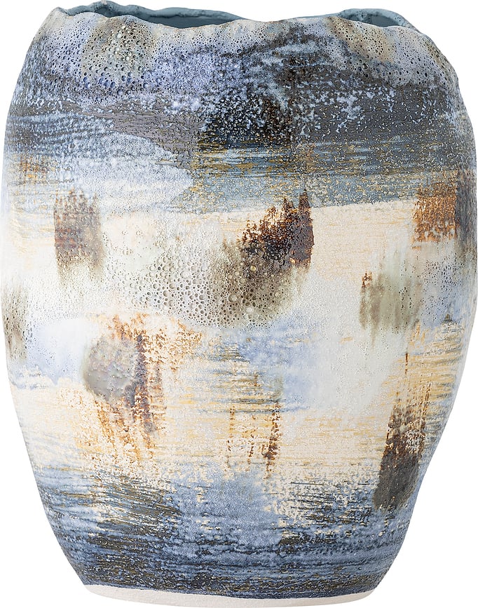 Nienna Vase 31 cm blau