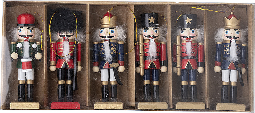 Nikita Décorations de Noël, dorées, Lot de 6