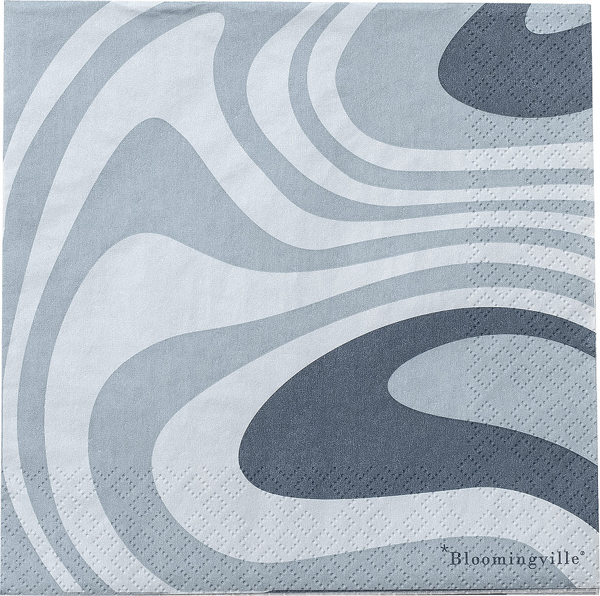 Niloa Serviettes en papier, Lot de 20