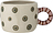Nini Mugg 115 ml, beige-grön