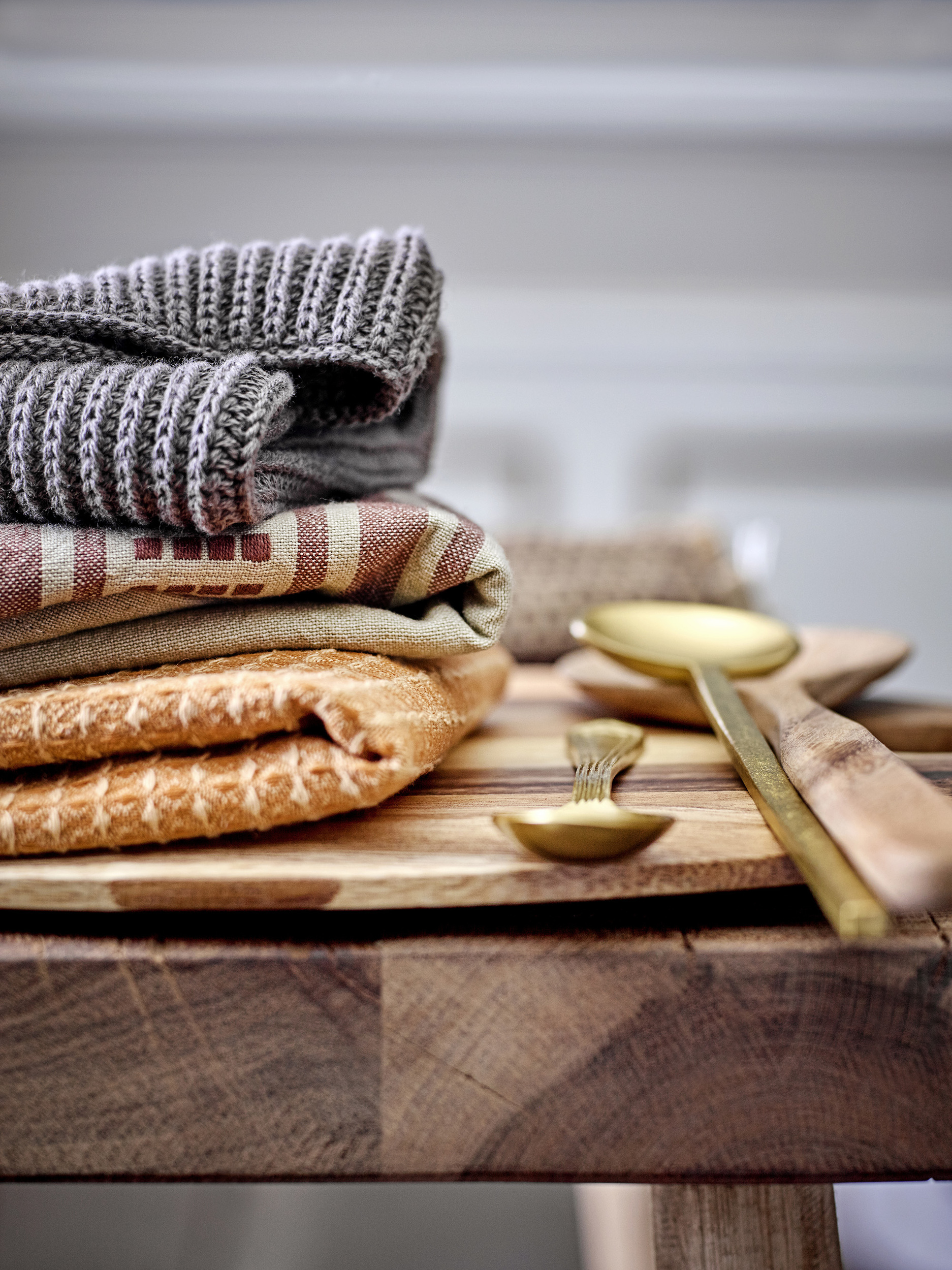 Bloomingville Cotton Waffle Weave Kitchen Towels