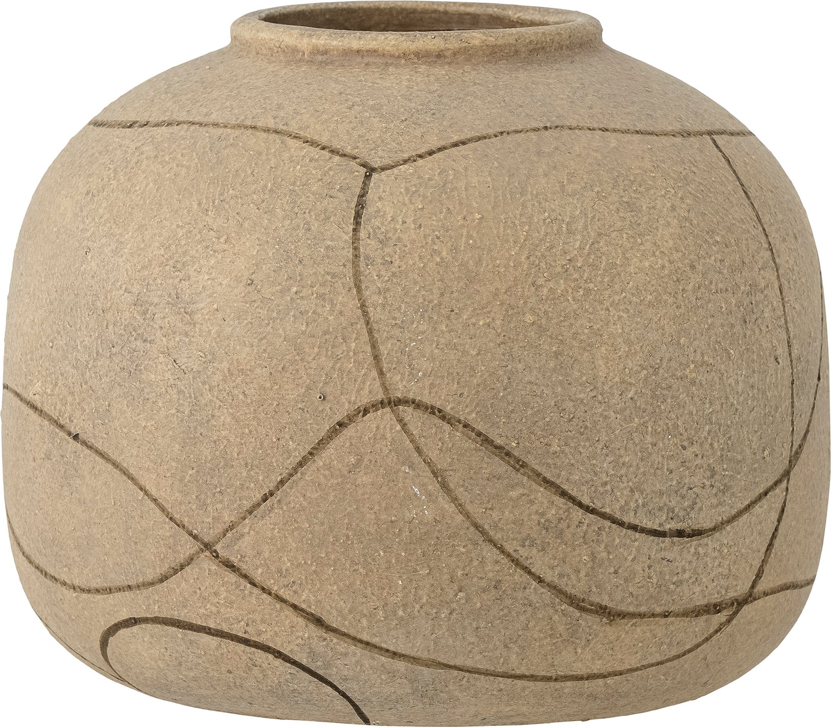 Niza Vase 16,5 cm beige